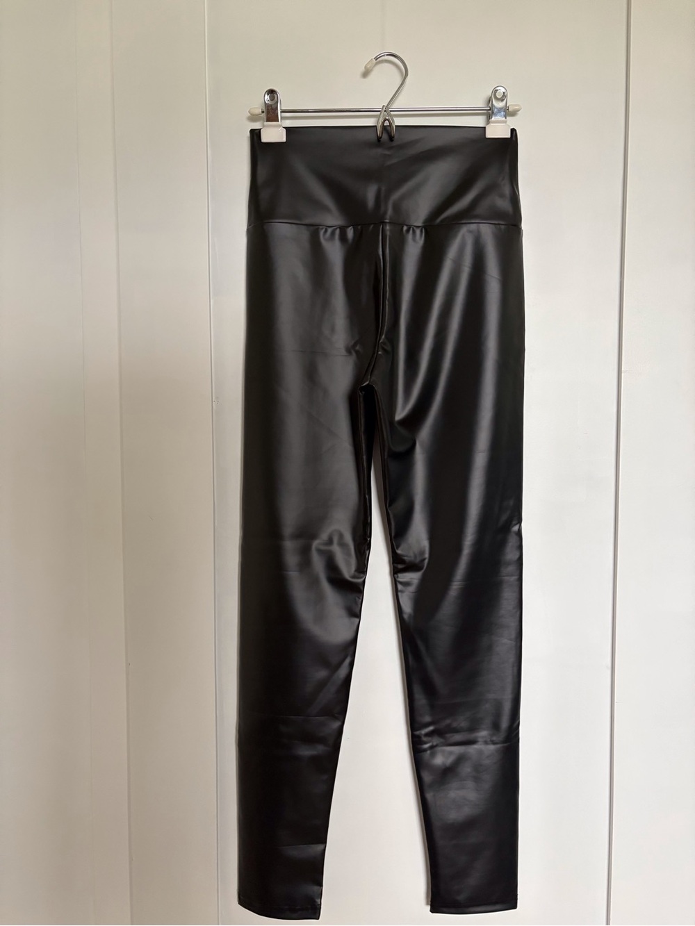 Black Faux Leather Leggings